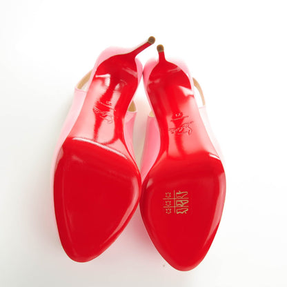 Christian Louboutin Patent Private Number 120 Pumps 39 Rose 2 of 8
