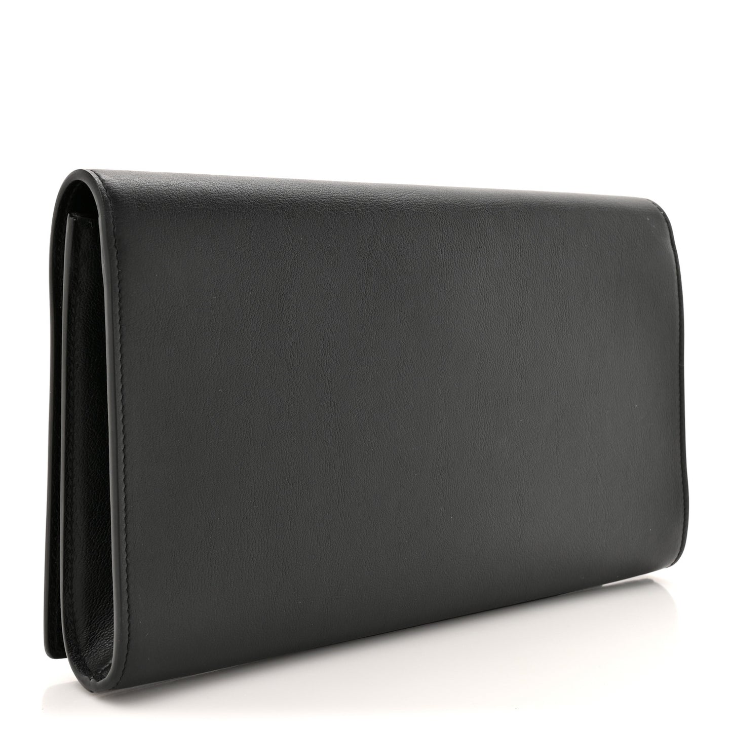 Calfskin Monogram Large Belle De Jour Clutch Black