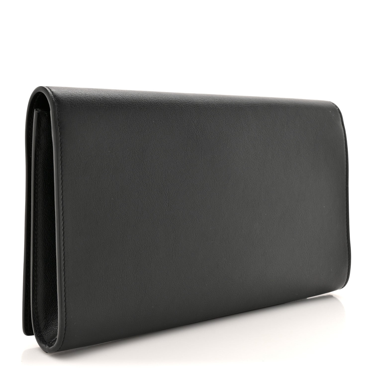 Saint Laurent Calfskin Monogram Large Belle De Jour Clutch Black 3 of 6