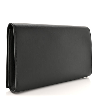 Saint Laurent Calfskin Monogram Large Belle De Jour Clutch Black 3 of 6