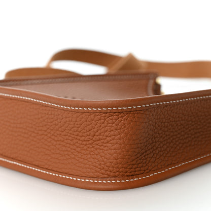 Hermes Taurillon Clemence Evelyne TPM Gold 10 of 10