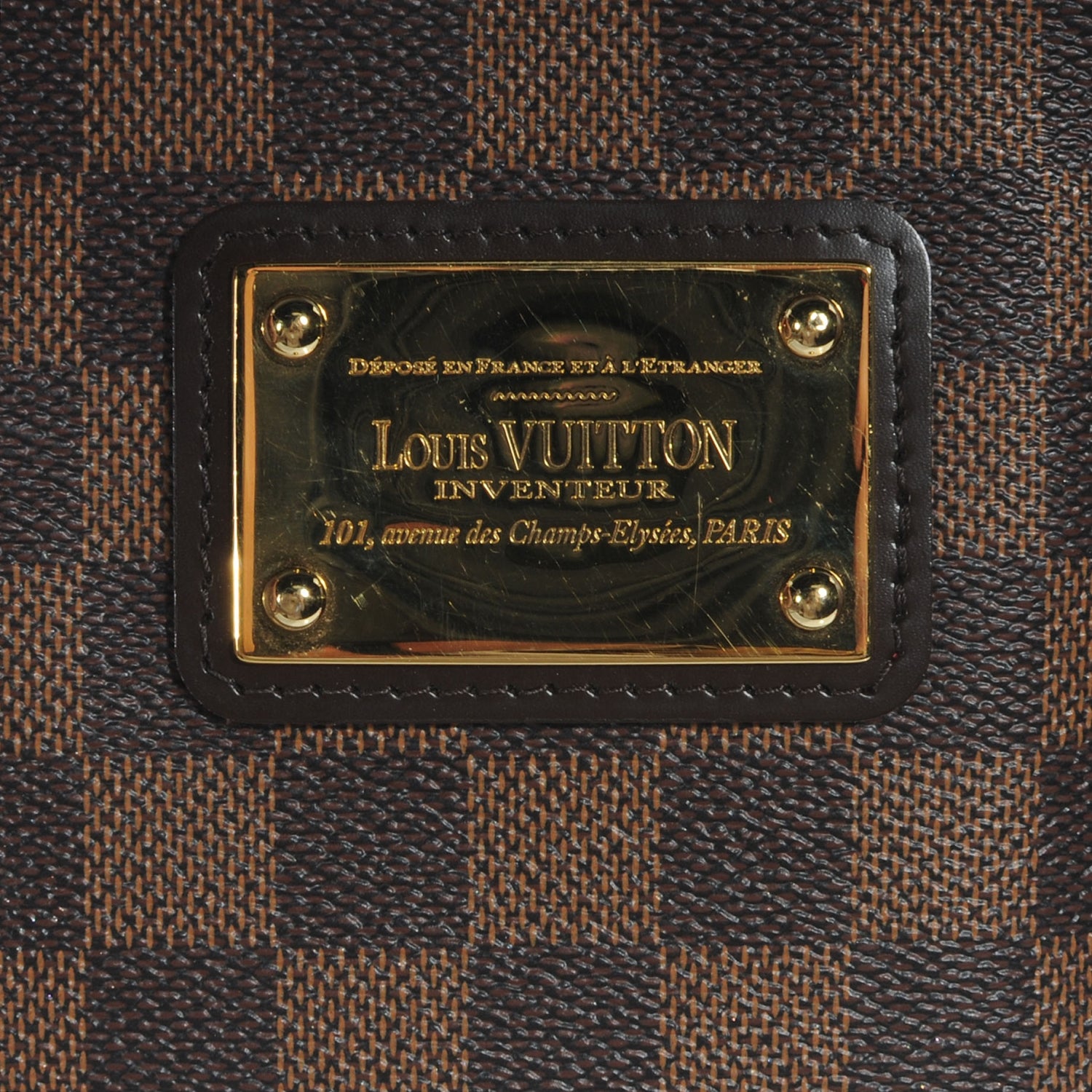 Louis Vuitton Damier Ebene Eva Clutch 3 of 10
