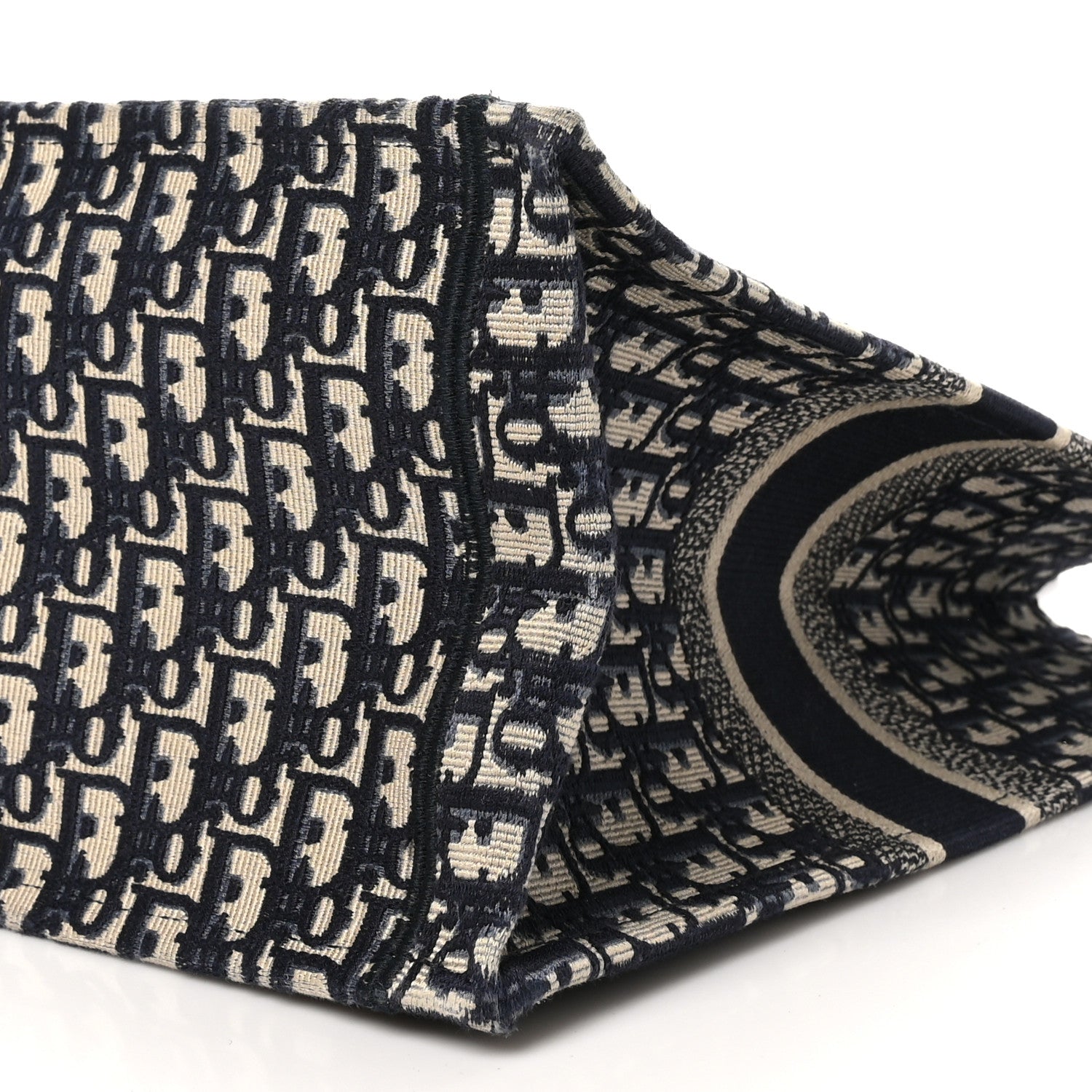 Christian Dior Oblique Large Book Tote Blue Multicolor 10 of 10