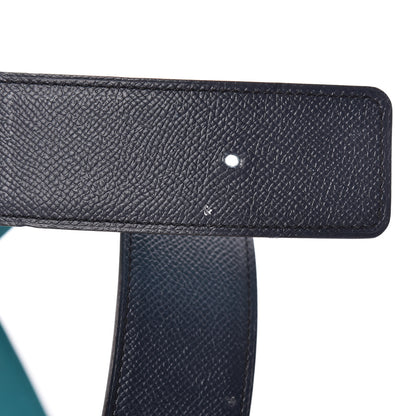 Hermes Epsom 42mm Constance H Belt 100 Bleu Paon Bleu Obscur 9 of 13