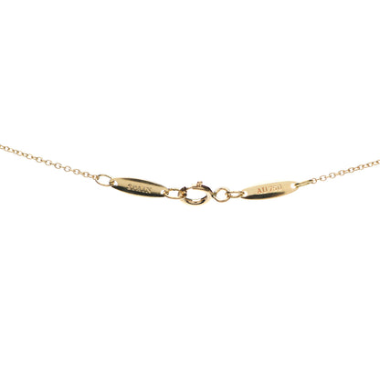 Tiffany 18K Yellow Gold 7mm Elsa Peretti Bean Pendant Necklace 4 of 5