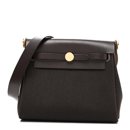 Hermes Military Toile Vache Hunter Herbag Zip Retourne 20 Ebene 1 of 11