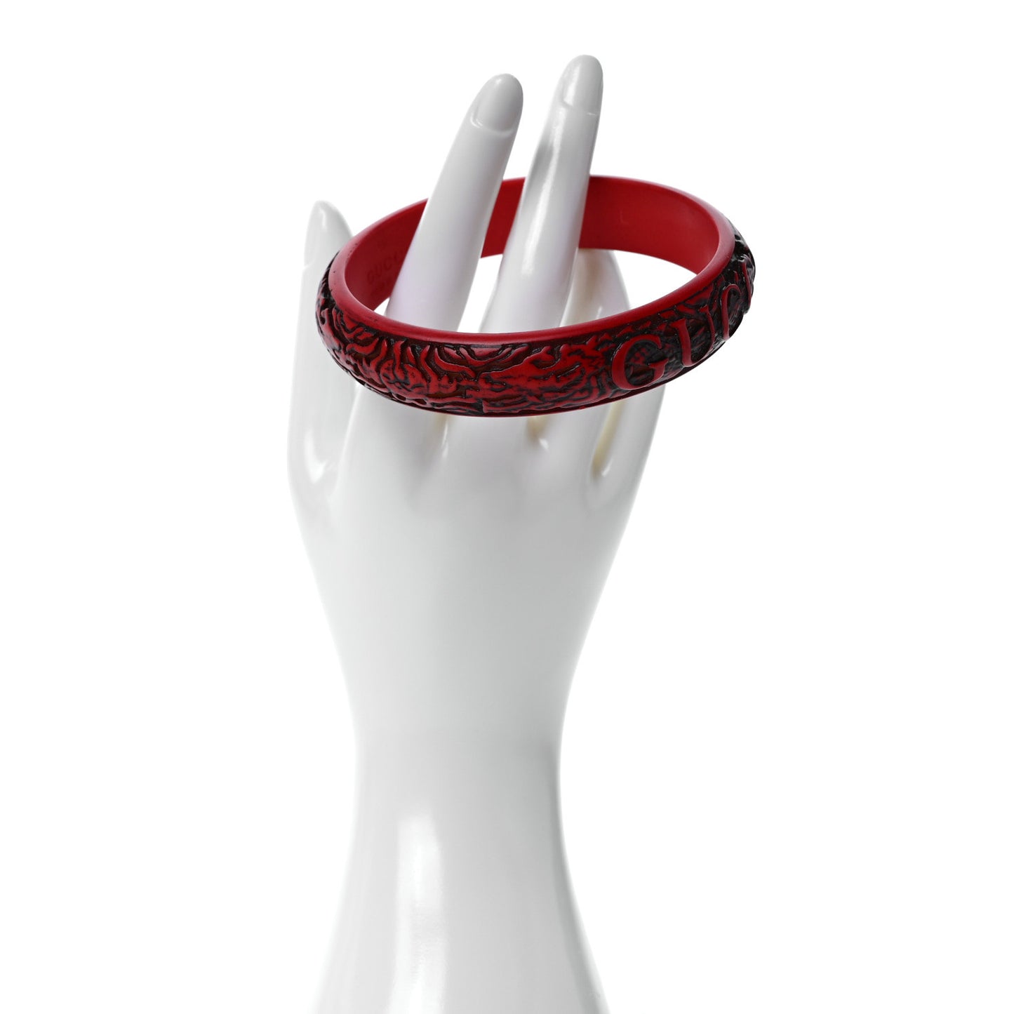 Resin Logo Flora Bracelet Red