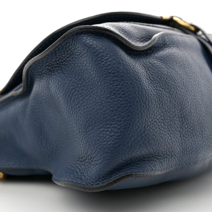 Chloe Calfskin Medium Marcie Satchel Royal Navy 9 of 19