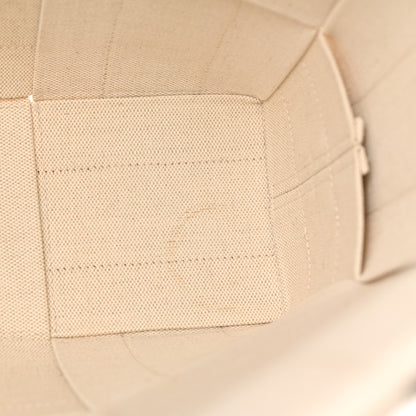 Bottega Veneta Canvas Nappa Maxi Intrecciato Large Arco Tote Natural Fondant 10 of 11