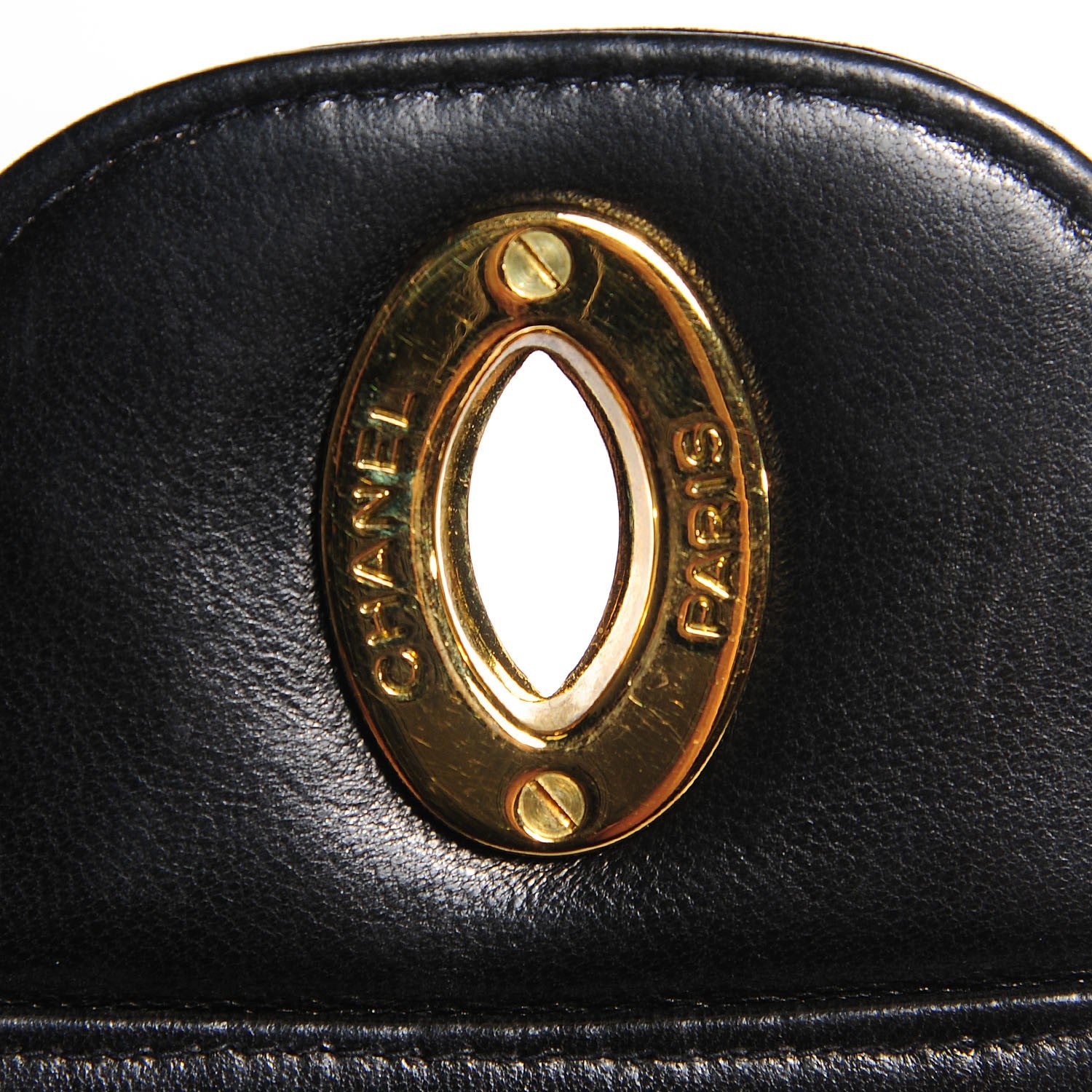 Chanel Lambskin Quilted Jumbo Flap Black 5 of 8
