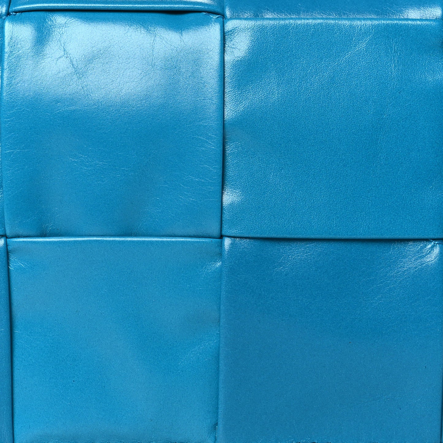 Paper Calfskin Intrecciato Cassette Belt Bag Blueprint