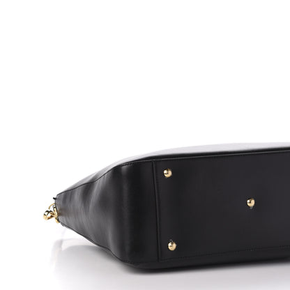 Fendi Vitello Glacier Medium FF Tote Black 8 of 10