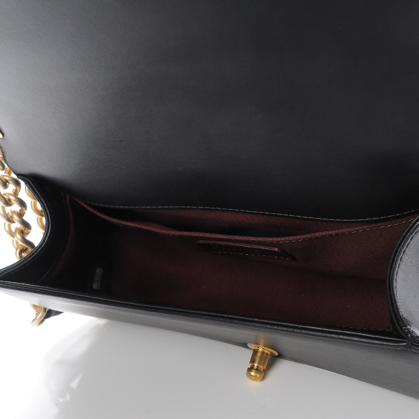Caviar Suede Calfskin Chevron Medium Boy Flap Black