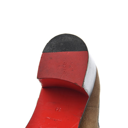 Christian Louboutin Veau Velours Otaboo 70 Chelsea Boots 39 Camel 13 of 25