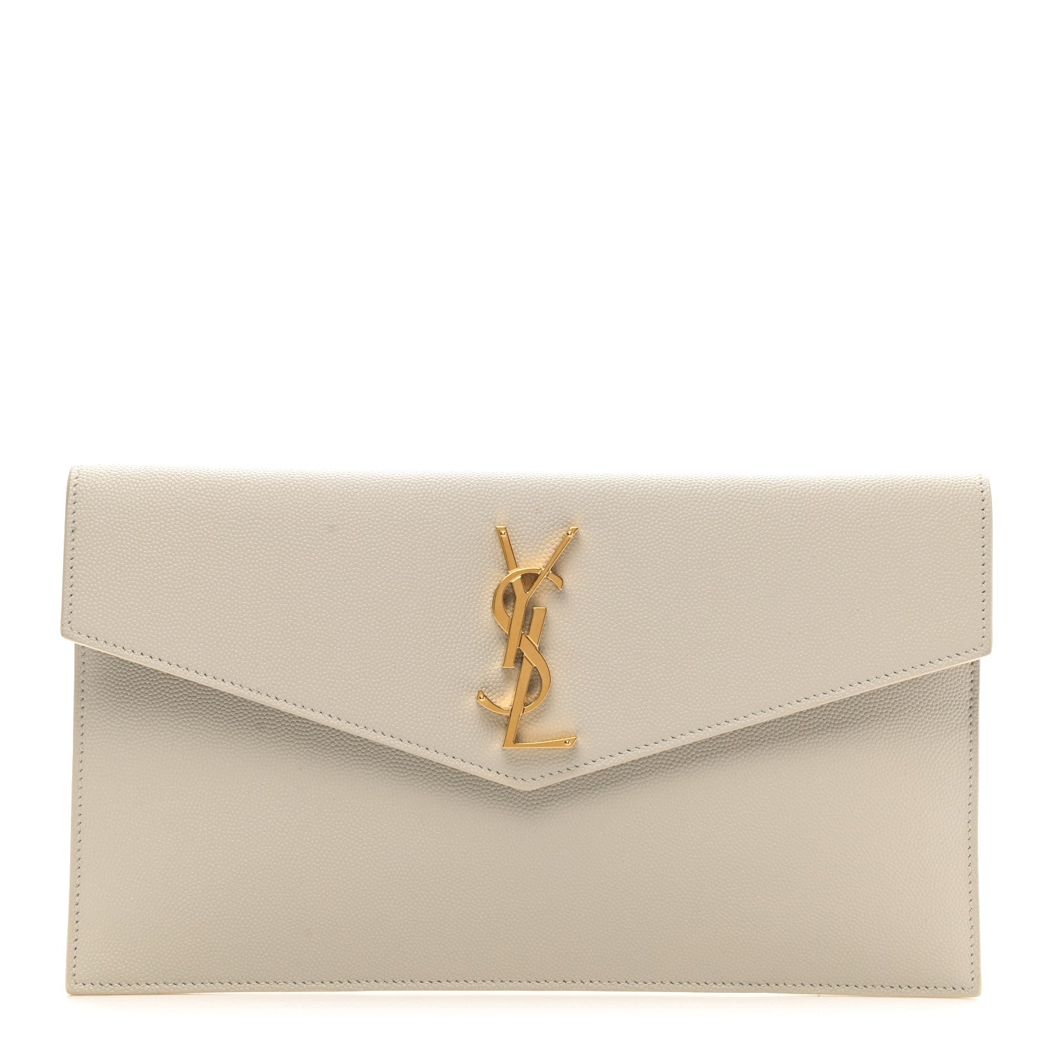 Saint Laurent Grain De Poudre Uptown Pouch Crema Soft 1 of 8