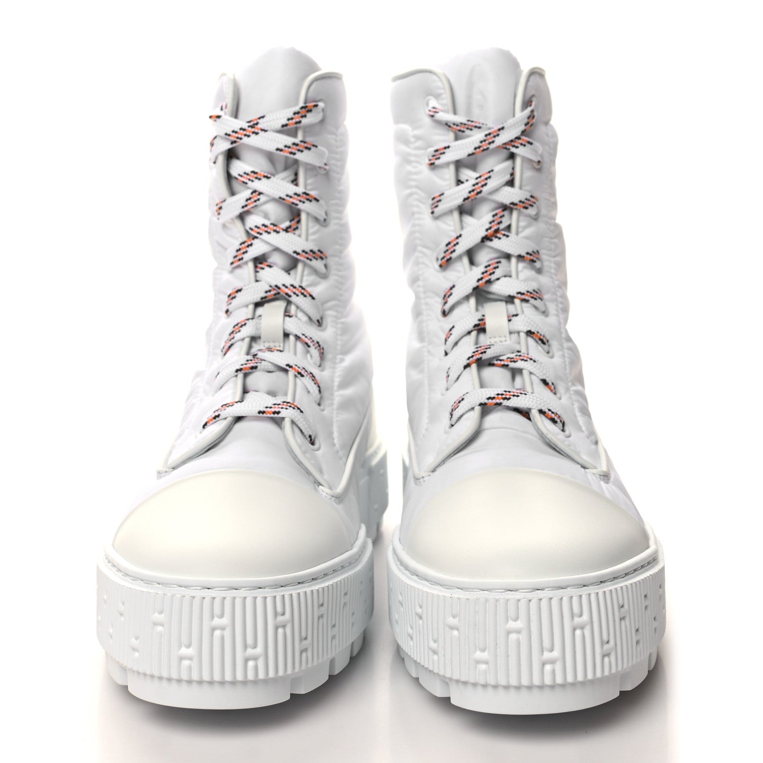 Hermes Calfskin Parachute Fresh Ankle Boots 39 White 2 of 9