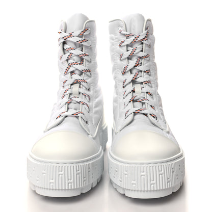 Hermes Calfskin Parachute Fresh Ankle Boots 39 White 2 of 9