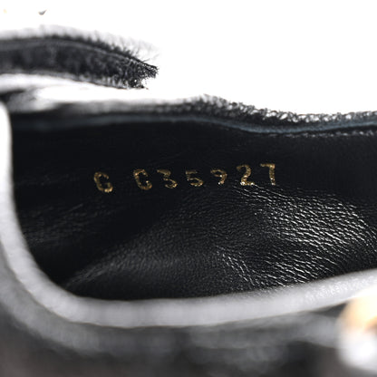 Chanel Grained Calfskin Velcro Dad Sandals 36.5 Black 8 of 9