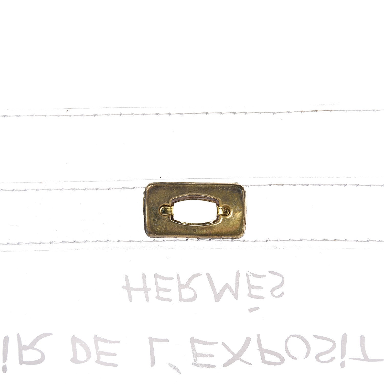 Hermes Vinyl Souvenir De L'Exposition Kelly Transparent 5 of 11