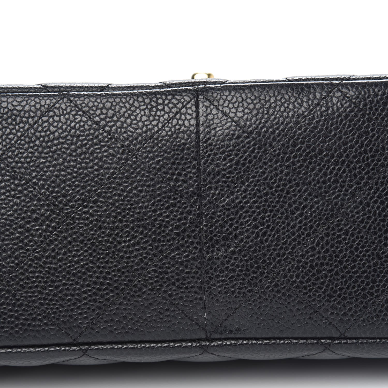 Chanel Caviar Quilted Jumbo Single Flap Black 9 of 15