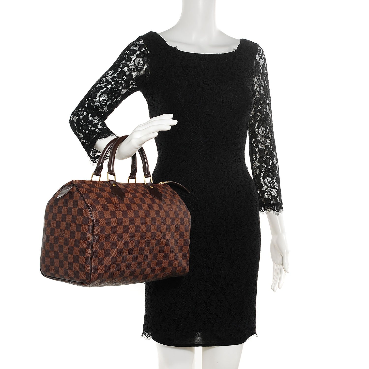 Louis Vuitton Damier Ebene Speedy 30 2 of 7