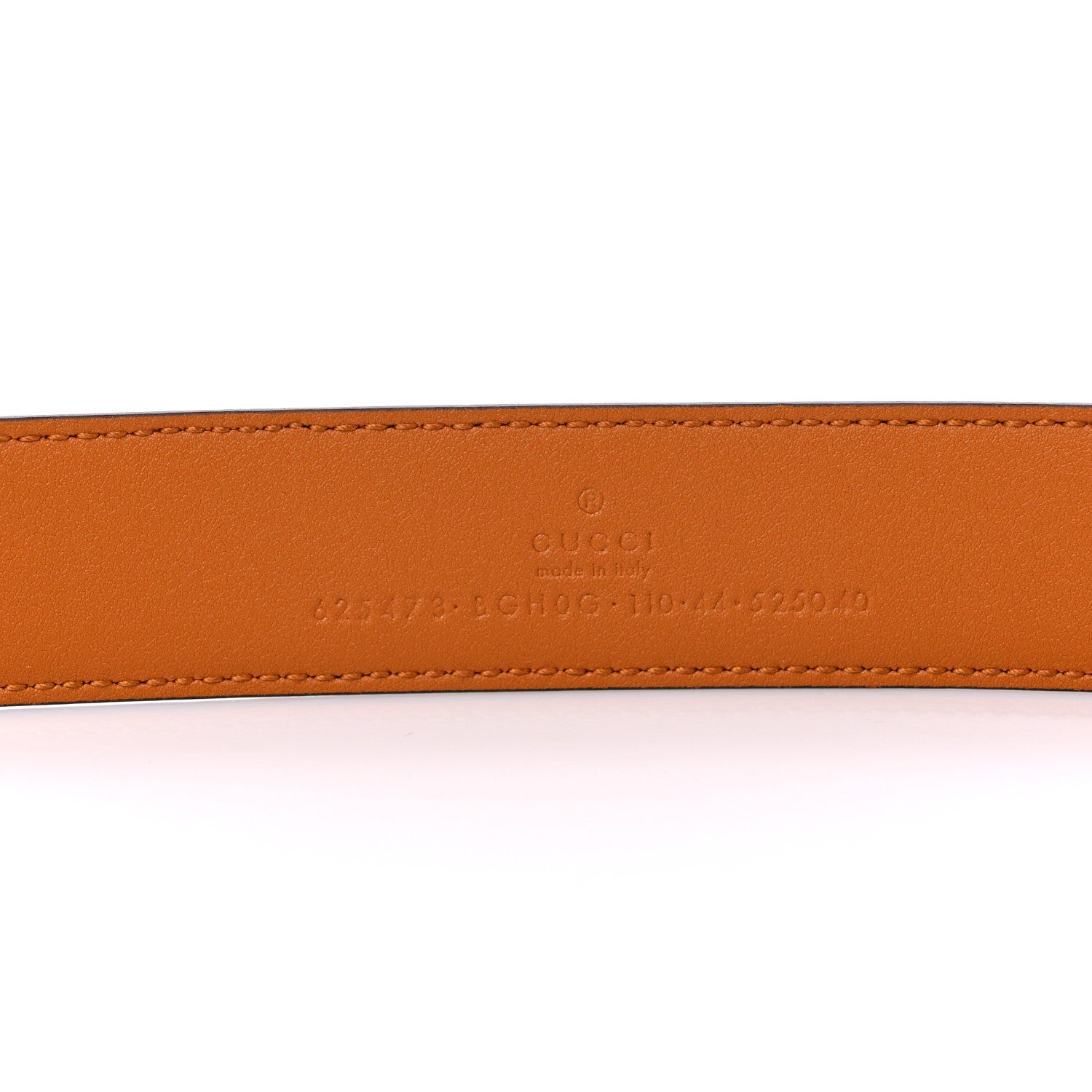 Gucci Selleria Calfskin 30mm Belt 110 44 Cognac 4 of 4