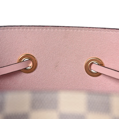 Louis Vuitton Damier Azur Neonoe MM Eau De Rose 8 of 10