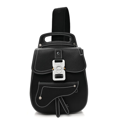 Christian Dior Grained Calfskin Mini Gallop Sling Bag Black 1 of 13