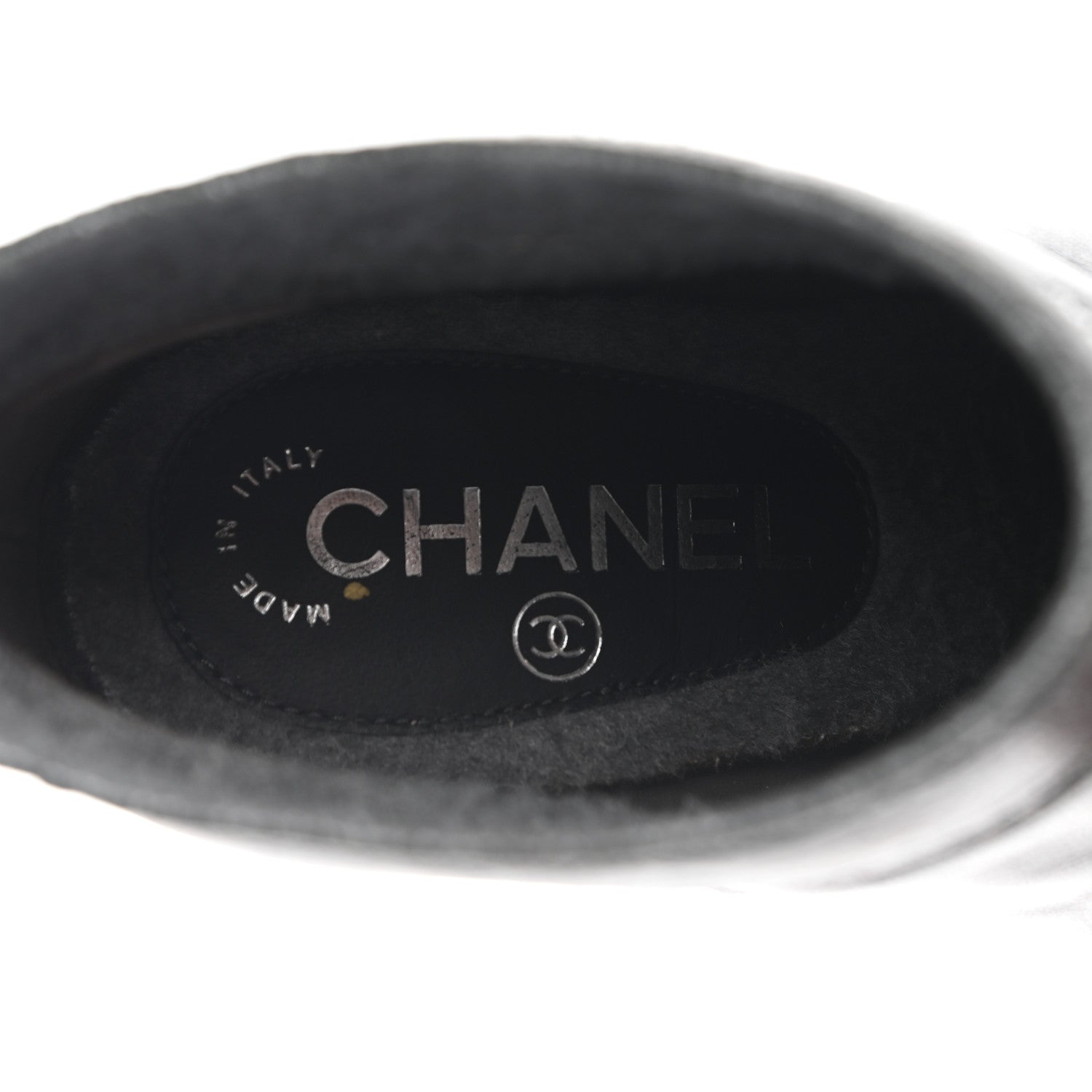 Chanel CC Ankle Boots 38 Black 7 of 12