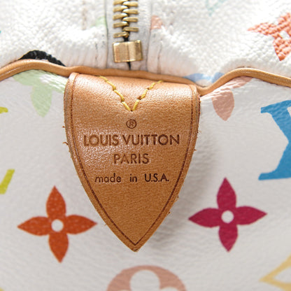 Louis Vuitton Monogram Multicolor Speedy 30 White 6 of 9