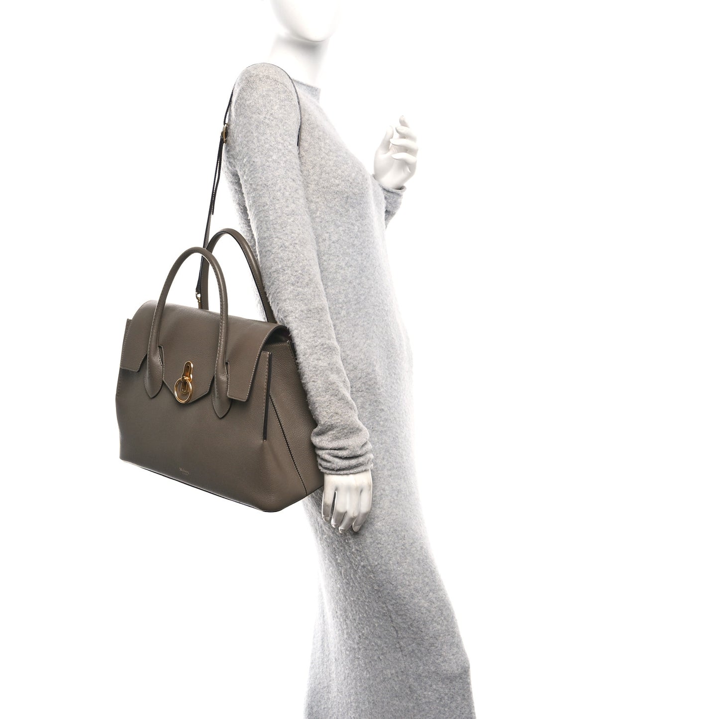 Small Classic Grain Calfskin Seaton Clay