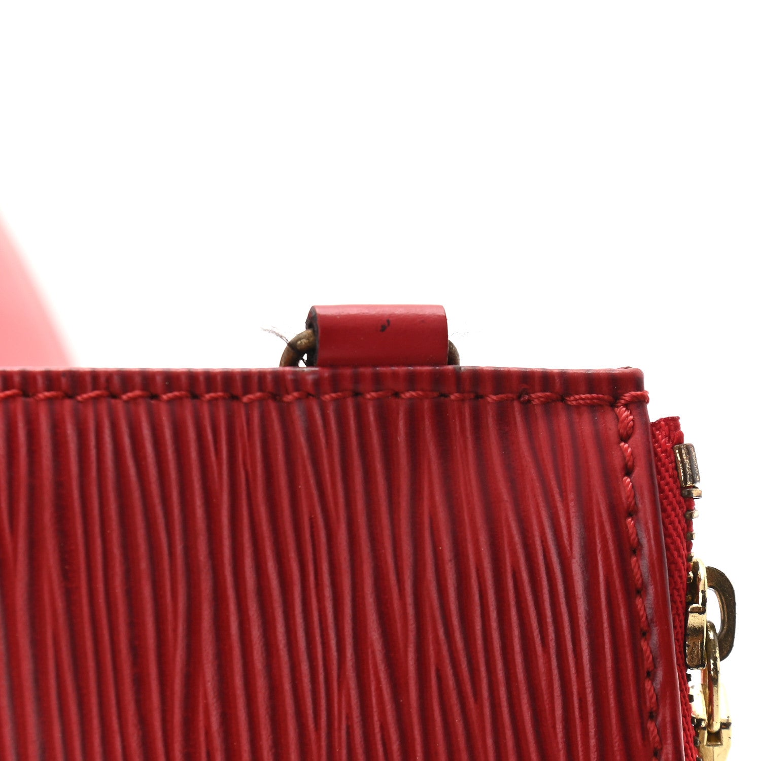 Louis Vuitton Epi Sac D'Epaule GM Castillan Red 11 of 11