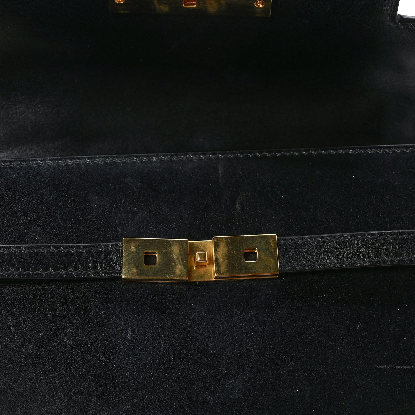 Smooth Calfskin Mini Manhattan Shoulder Bag Black