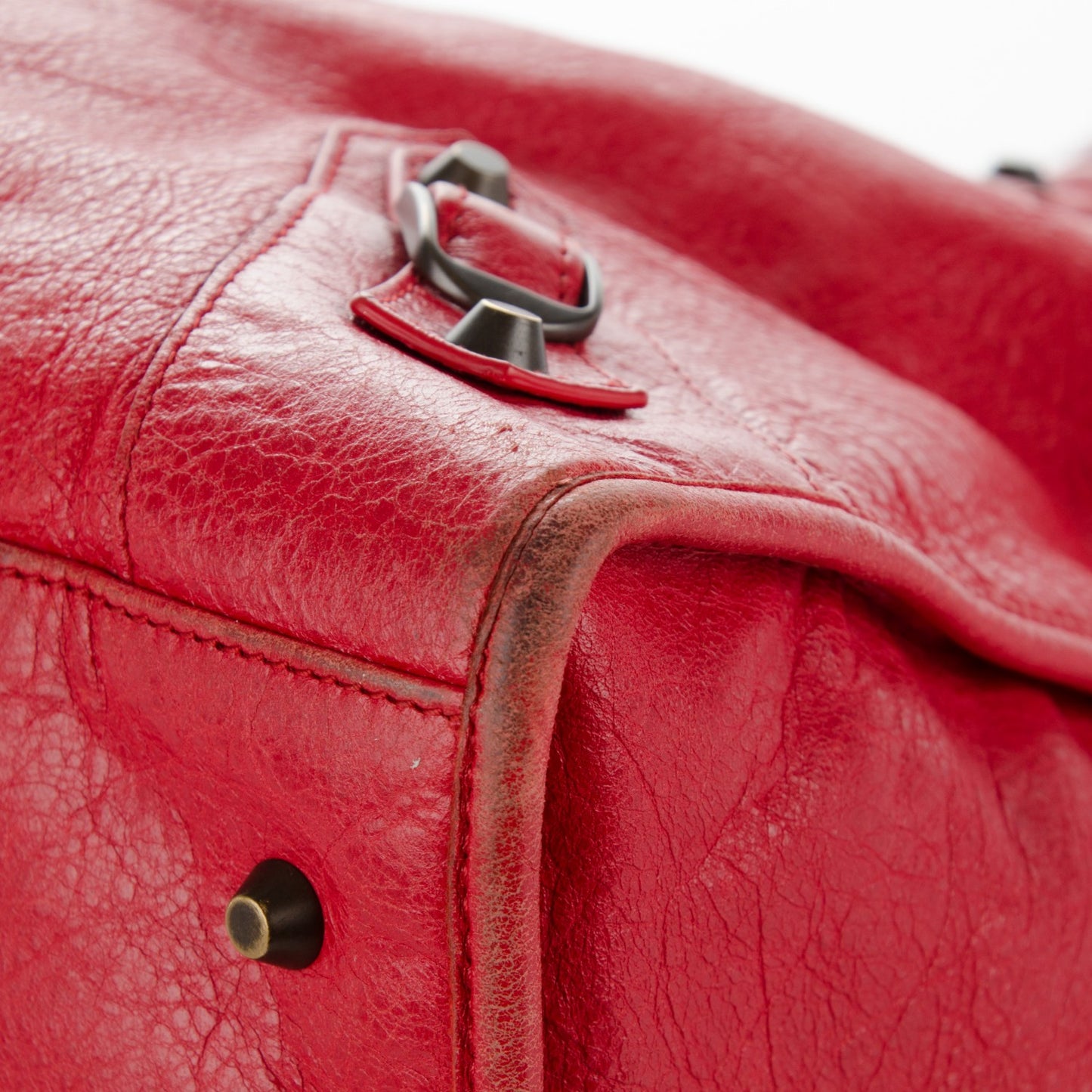 Agneau Classic Hardware Work Rouge Cardinal