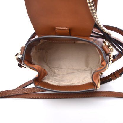 Chloe Suede Calfskin Mini Faye Backpack Tan 5 of 9