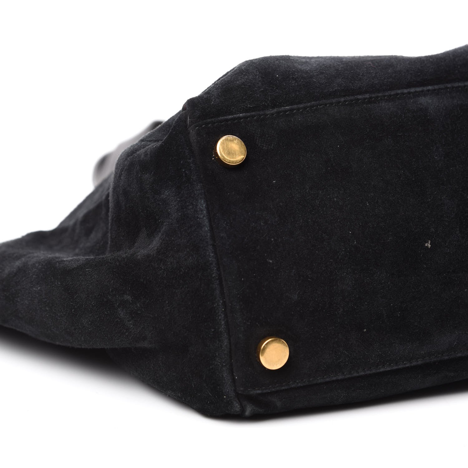 Saint Laurent Calfskin Suede Reversible East West Shopper Tote Black 6 of 21