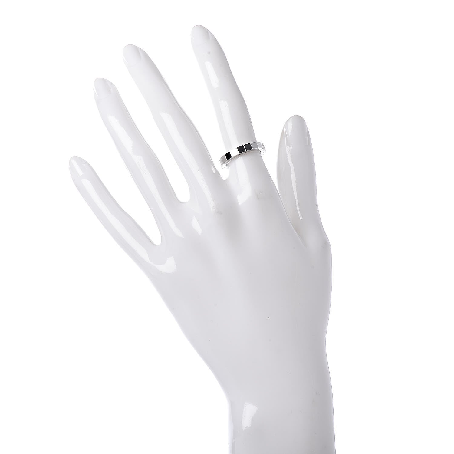 Cartier 18K White Gold Lanieres Ring 49 4.75 2 of 4