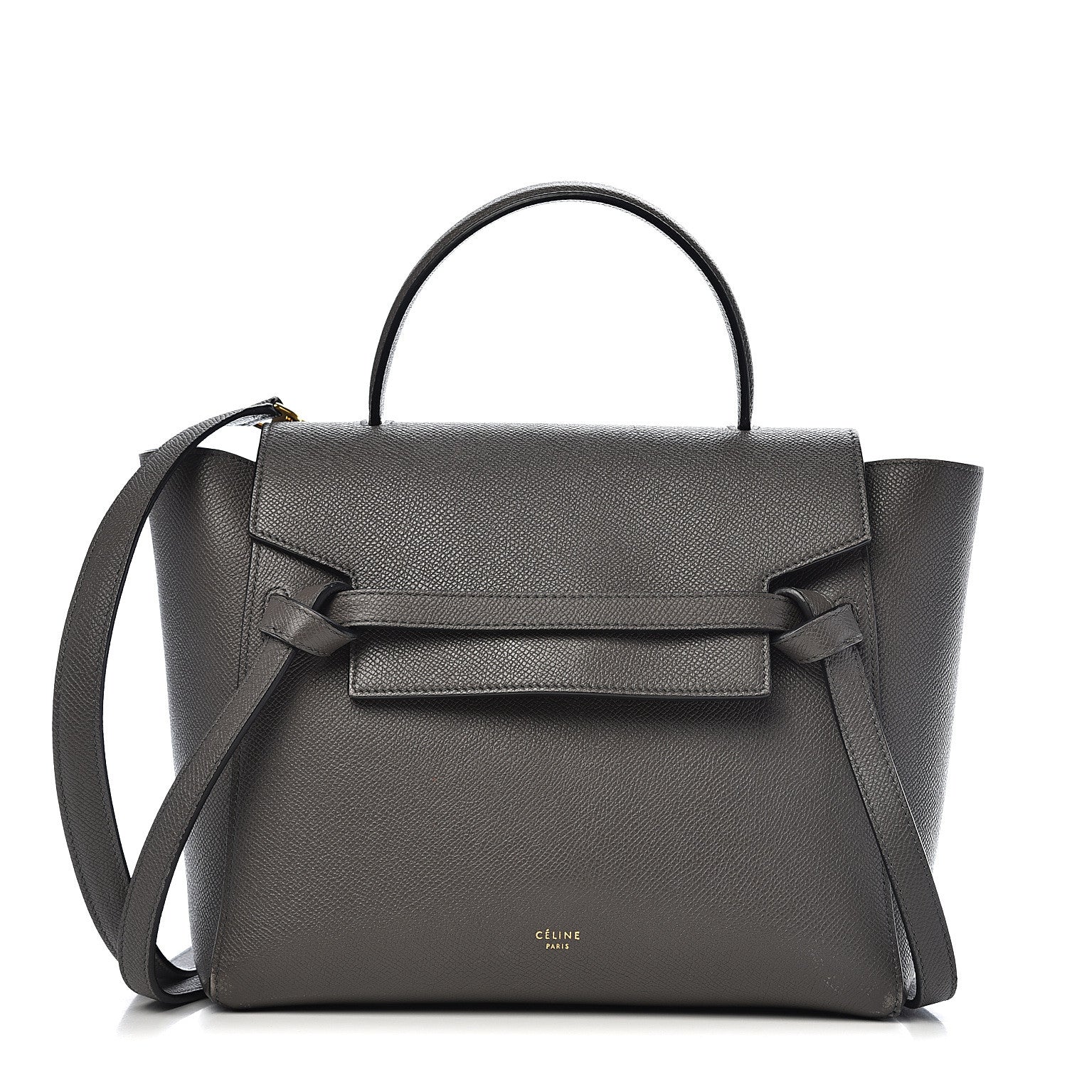 Celine Grained Calfskin Micro Belt Bag Grey 1 of 16