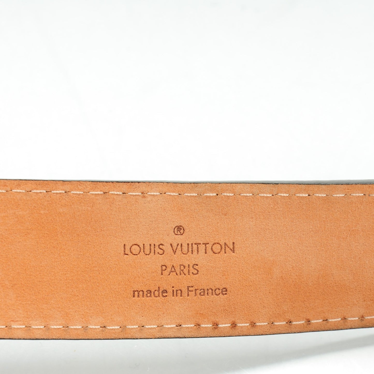 Damier Ebene Tresor Belt 90 36