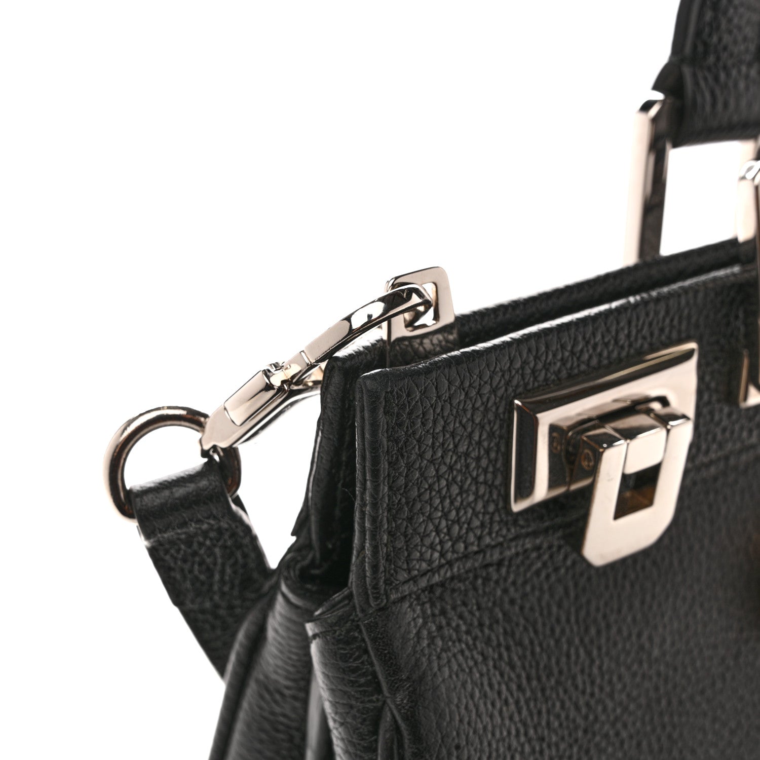 Gucci Grainy Calfskin Small Zumi Top Handle Bag Black 12 of 14