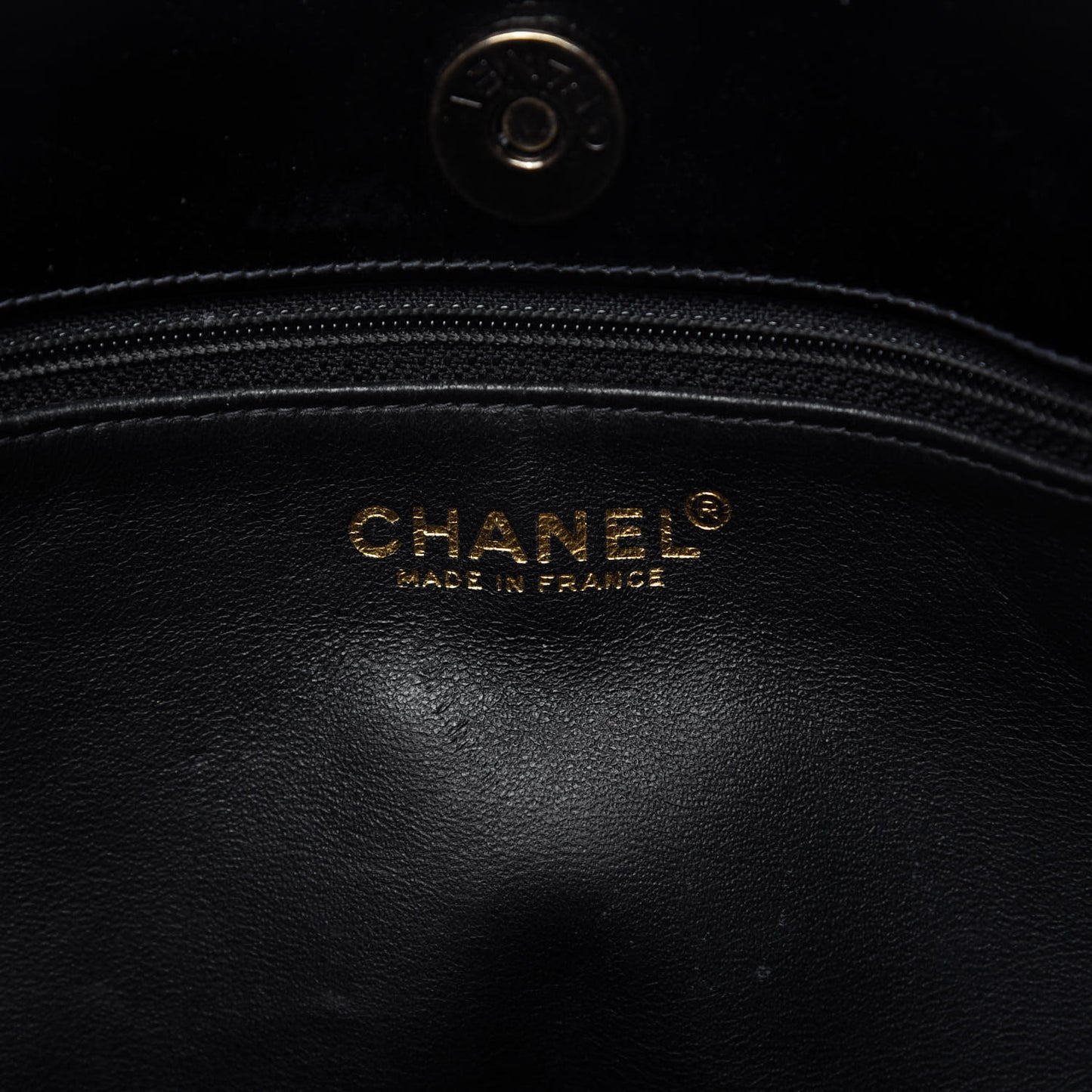 Patent Mademoiselle Tote Black