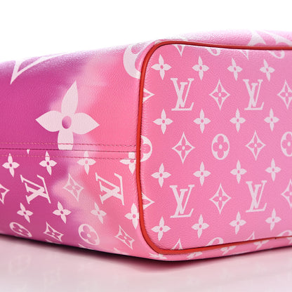 Louis Vuitton Monogram Escale Neverfull MM Rouge 11 of 12