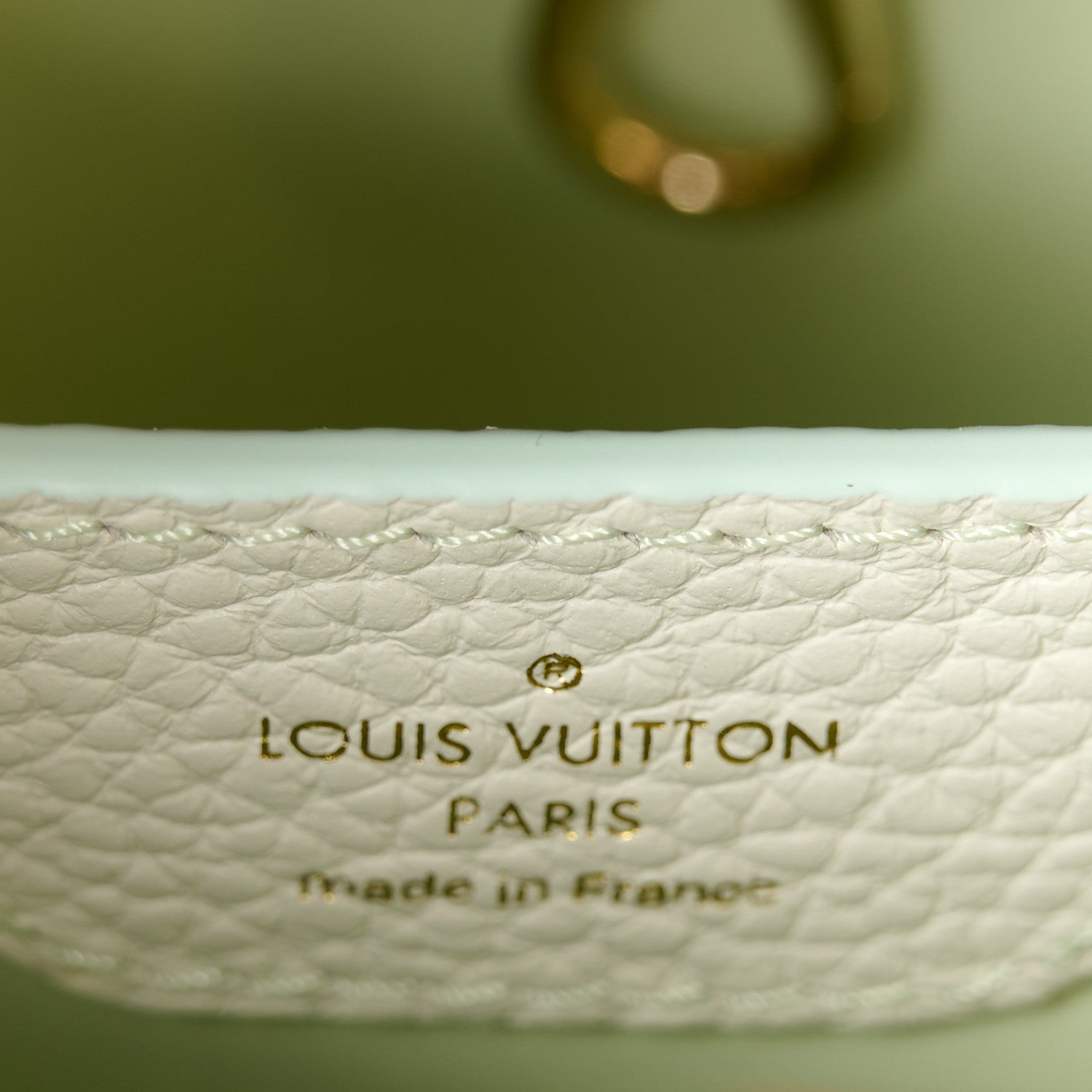 Louis Vuitton Taurillon Monogram Flower Capucines BB Jade 6 of 9