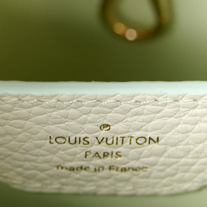 Louis Vuitton Taurillon Monogram Flower Capucines BB Jade 6 of 9