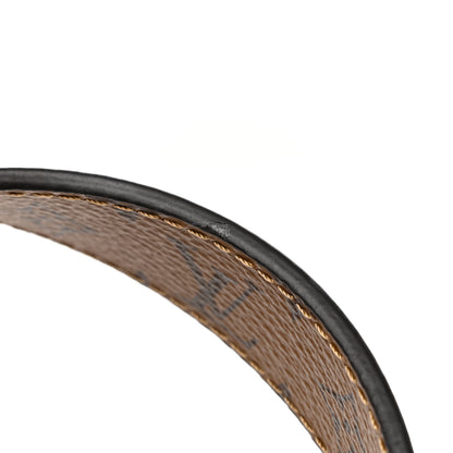Louis Vuitton Monogram 25mm Dauphine Reversible Belt 80 32 Tan 10 of 12