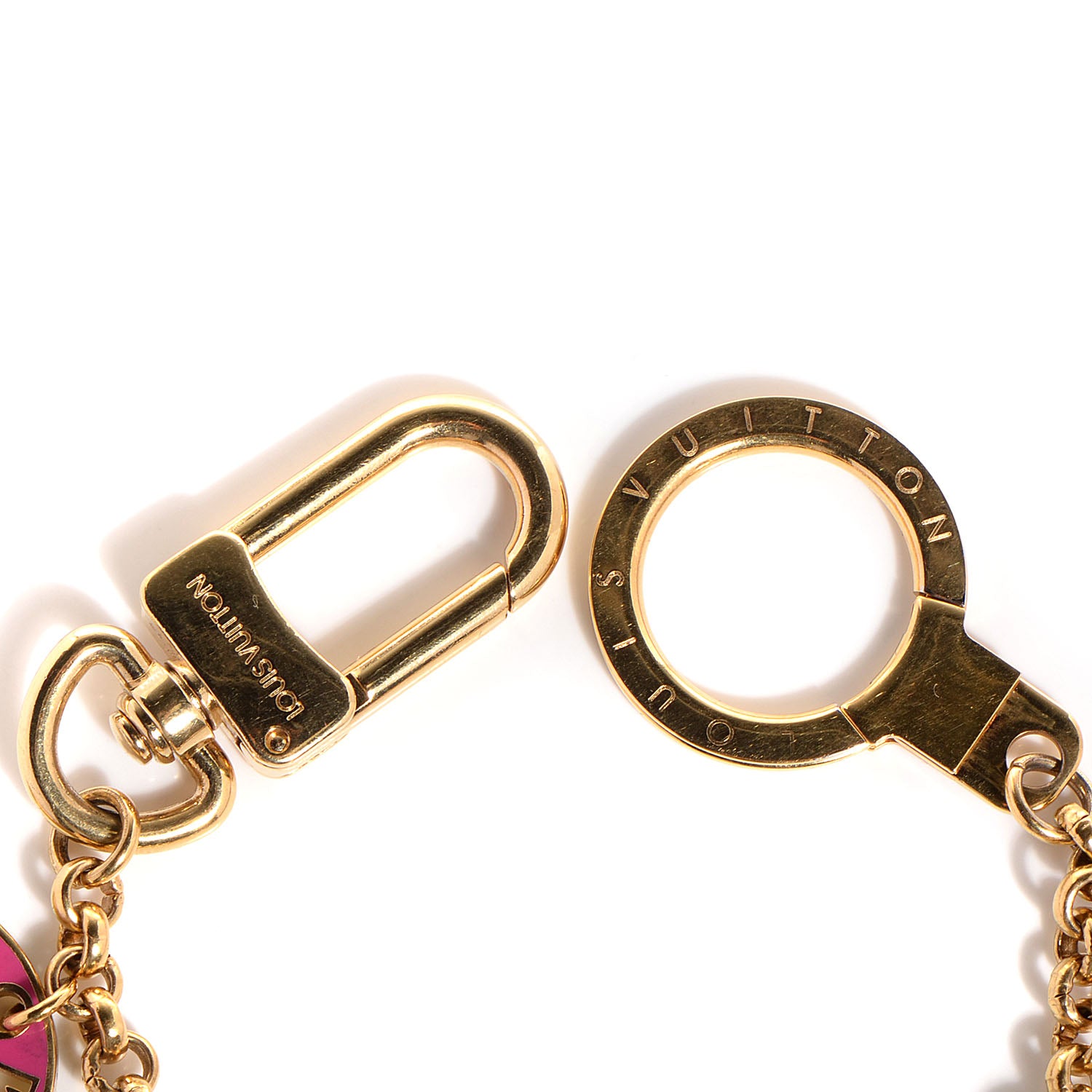 Louis Vuitton Monogram Multicolor Looping Chain Key Ring 3 of 6