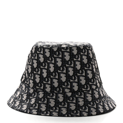 Christian Dior Oblique Reversible Teddy-D Brim Bucket Hat 56 Blue 4 of 8