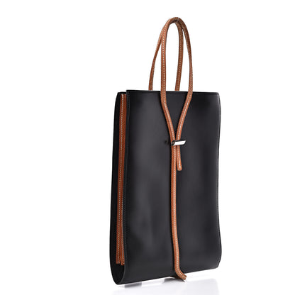 Hermes Box Tote Black Orange 3 of 12