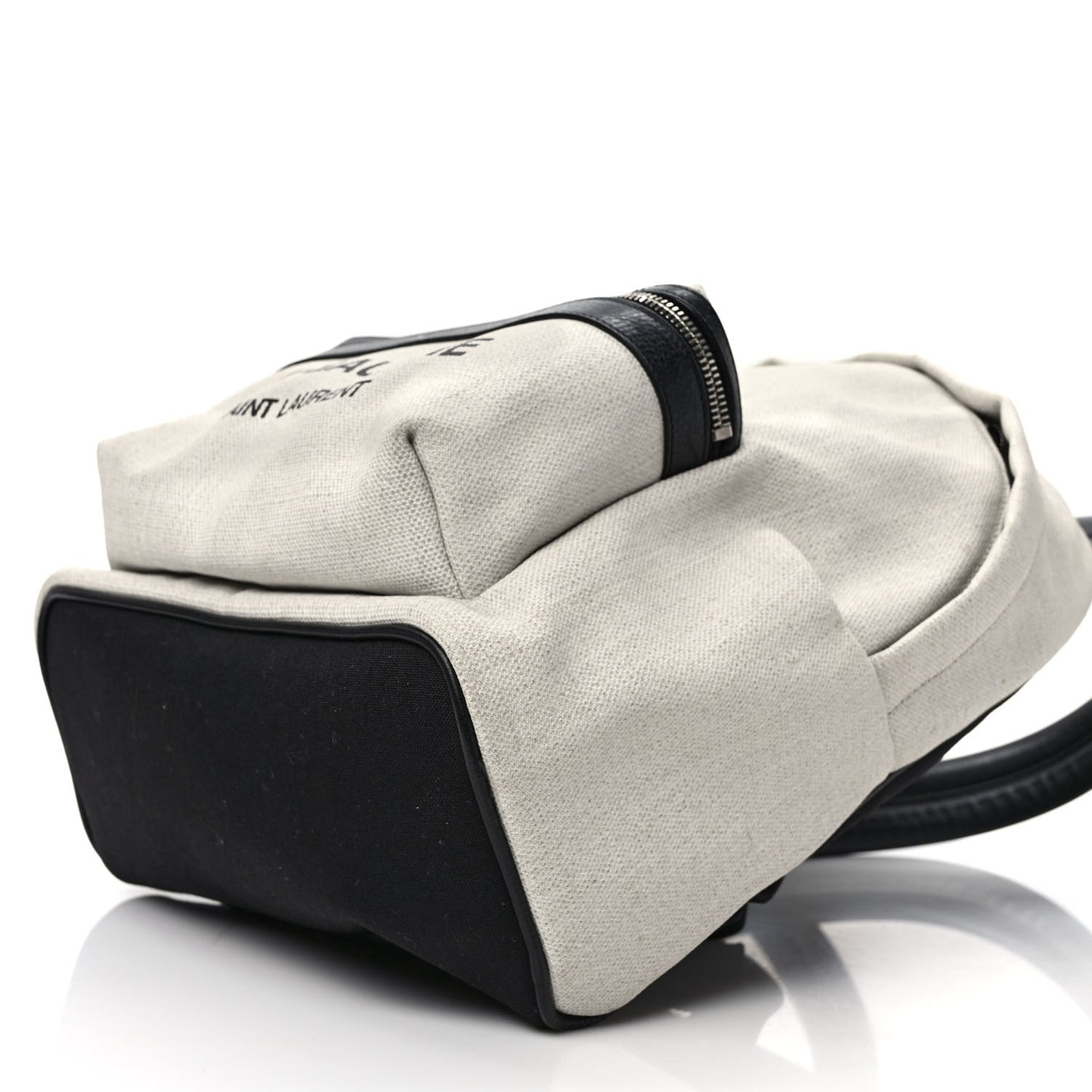 Canvas Rive Gauche City Backpack White Black