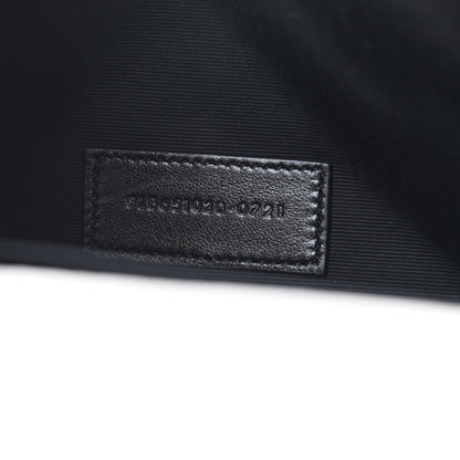 Saint Laurent Grain De Poudre Textured Mixed Matelasse Triquilt Monogram Clutch Blanc Vintage 5 of 6